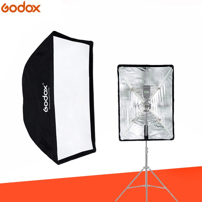Godox Draagbare Paraplu Softbox 60*90 cm 60*90 cm 24 &quot;* 35&quot; Paraplu Reflector Flash Doek voor Speedlight