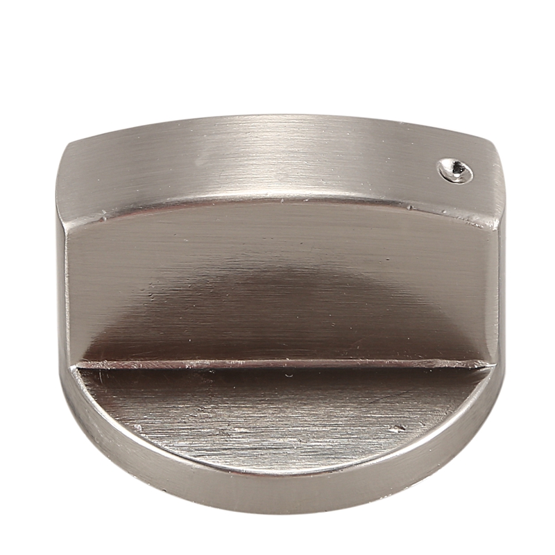 Kachels Fornuis Knoppen, Oven Knop (4 Stuks),6Mm Universal Silver Gasfornuis Bedieningsknoppen Adapters Oven Draaischakelaar Koken Oppervlak Con