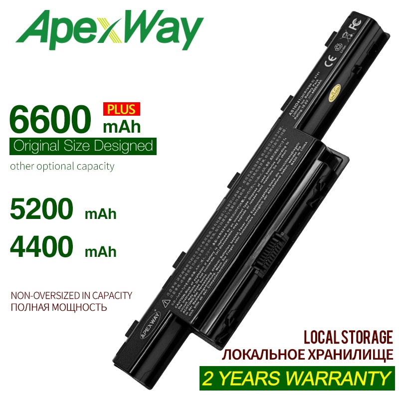 Apexway 11.1 V Laptop Batterij Voor Acer V3 571G AS10D41 As10d51 AS10D73 AS10D5E AS10d31 AS10D81 5750 5750G 5742G 5552G 57