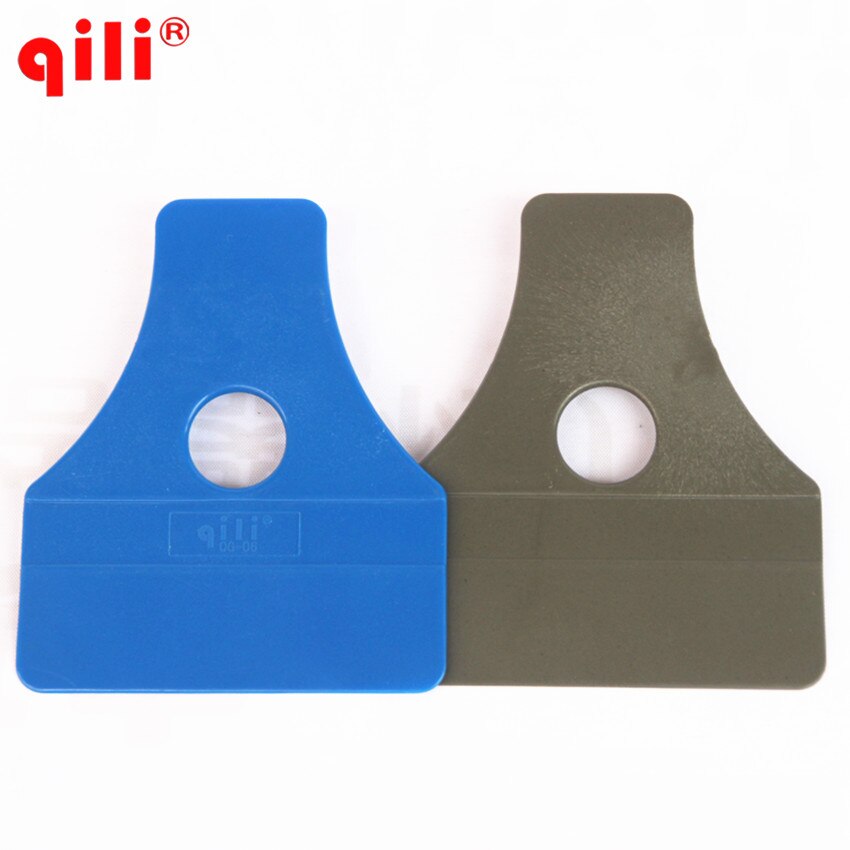 Qili qg -12 auto fuld krop farveændring vinyl film værktøj blå og grå farve billig gummiskraber bil klistermærke installere værktøj