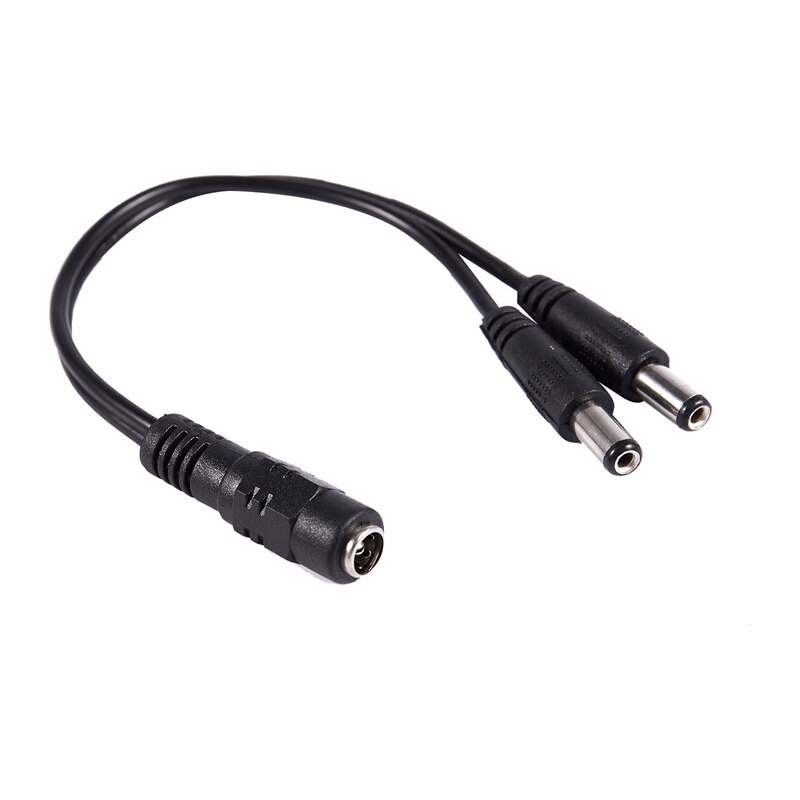 5.5X2.1Mm 1 Tot 2 M/F Dc Power Splitter Kabel Voor Cctv Camera