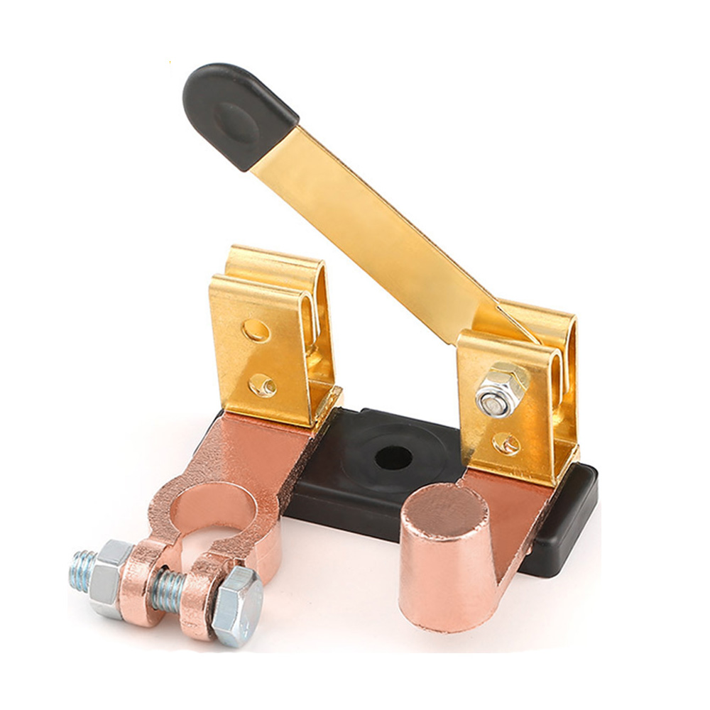 12V-24V Car Battery Terminal Clamp Switch Disconnect Cut-off Isolator Tool KitTop Post Knives Blade Power Cut Off Tools: Default Title