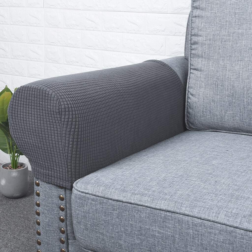 Sæt  of 2 sofa armlæn betræk stretch stof til sofaer lænestole lænestole hjem bar klub