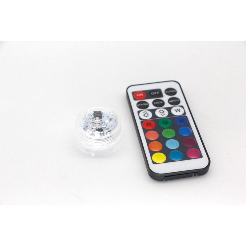 Remote Controlled RGB Submersible Light Battery Operated Underwater Night Lamp 3led 10led 13led Outdoor Vase Bowl Garden Party: 21jay 3 led