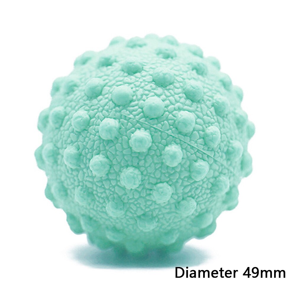 TPR Spiky Massage Ball Trigger Point Hand Foot Pain Relief Plantar Fasciitis Reliever Exercise Ball Hedgehog TrainingGriper Ball: Light Green