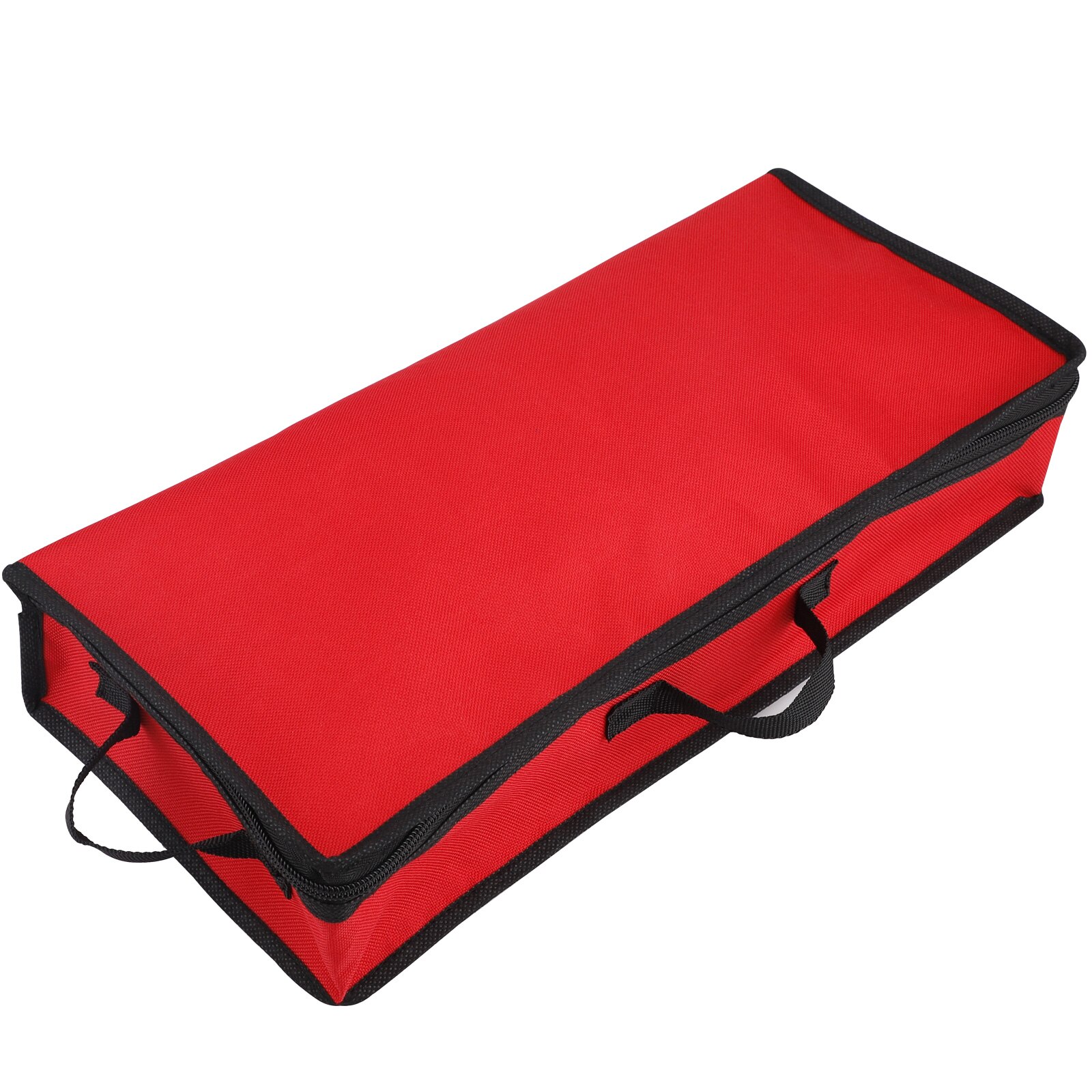 Wrapping Paper Storage Bag Rolls And Ribbon Holder Heavy Duty Tear Proof Christmas Wrap Storage Organizer With 2 Clear Pock