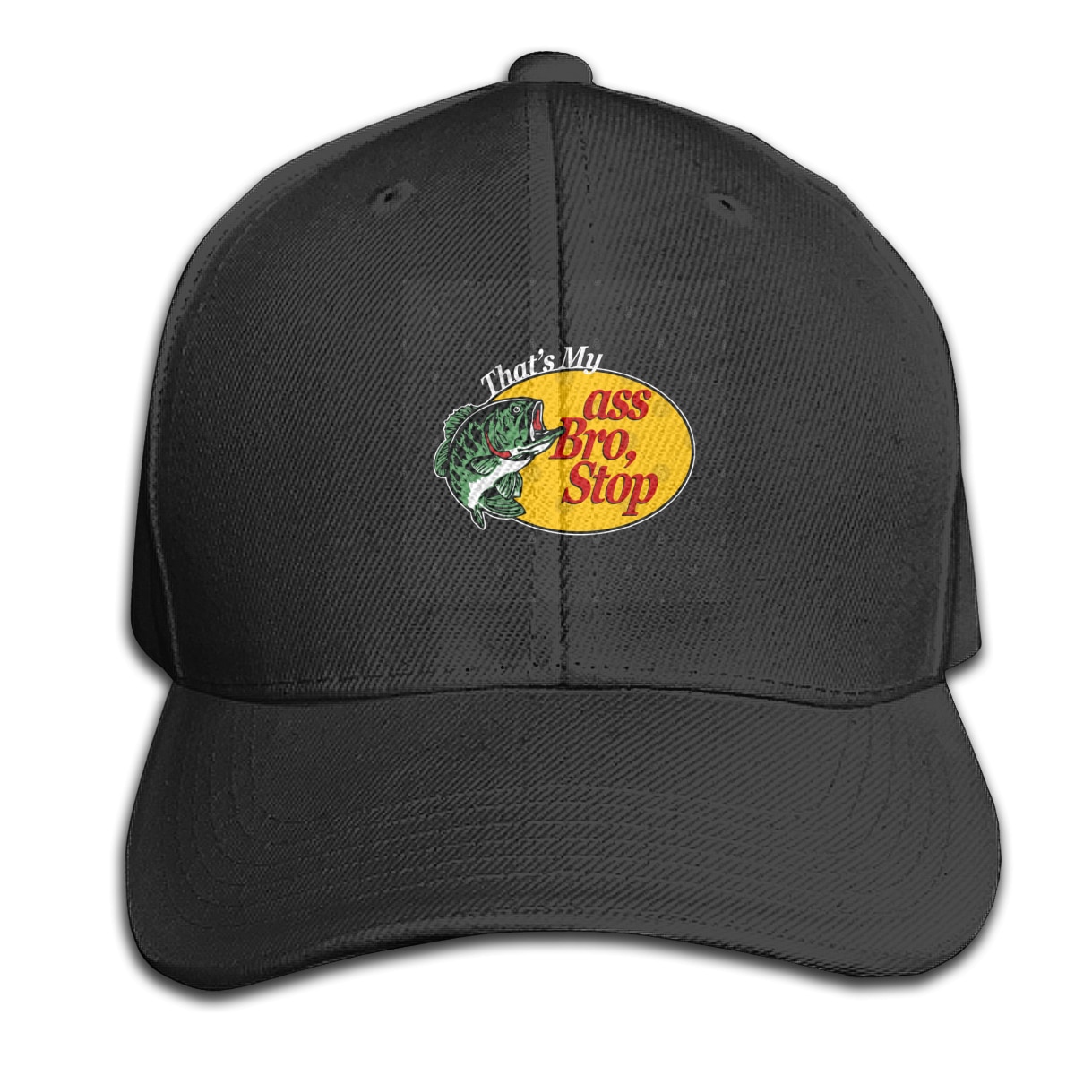 Dat Is Mijn Kont Bro Stop-Vissen Customiz Interessante Dj Humor Pure Comfortabele Interessante Cap Hoed: Black
