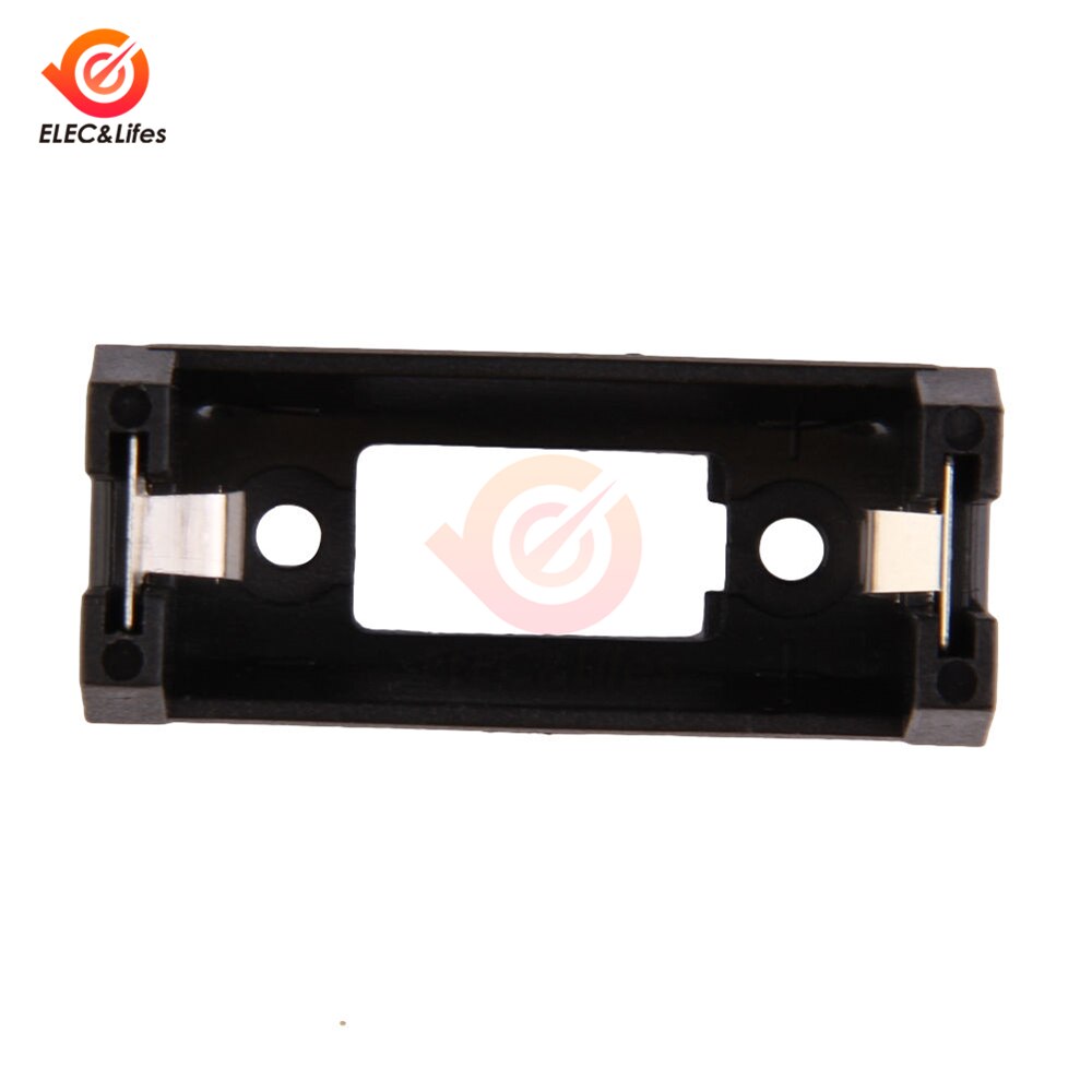 5Pcs DIY CR123 CR123A Lithium Battery Holder Case Box Clip Black for CR123A Li-ion battery socket holder