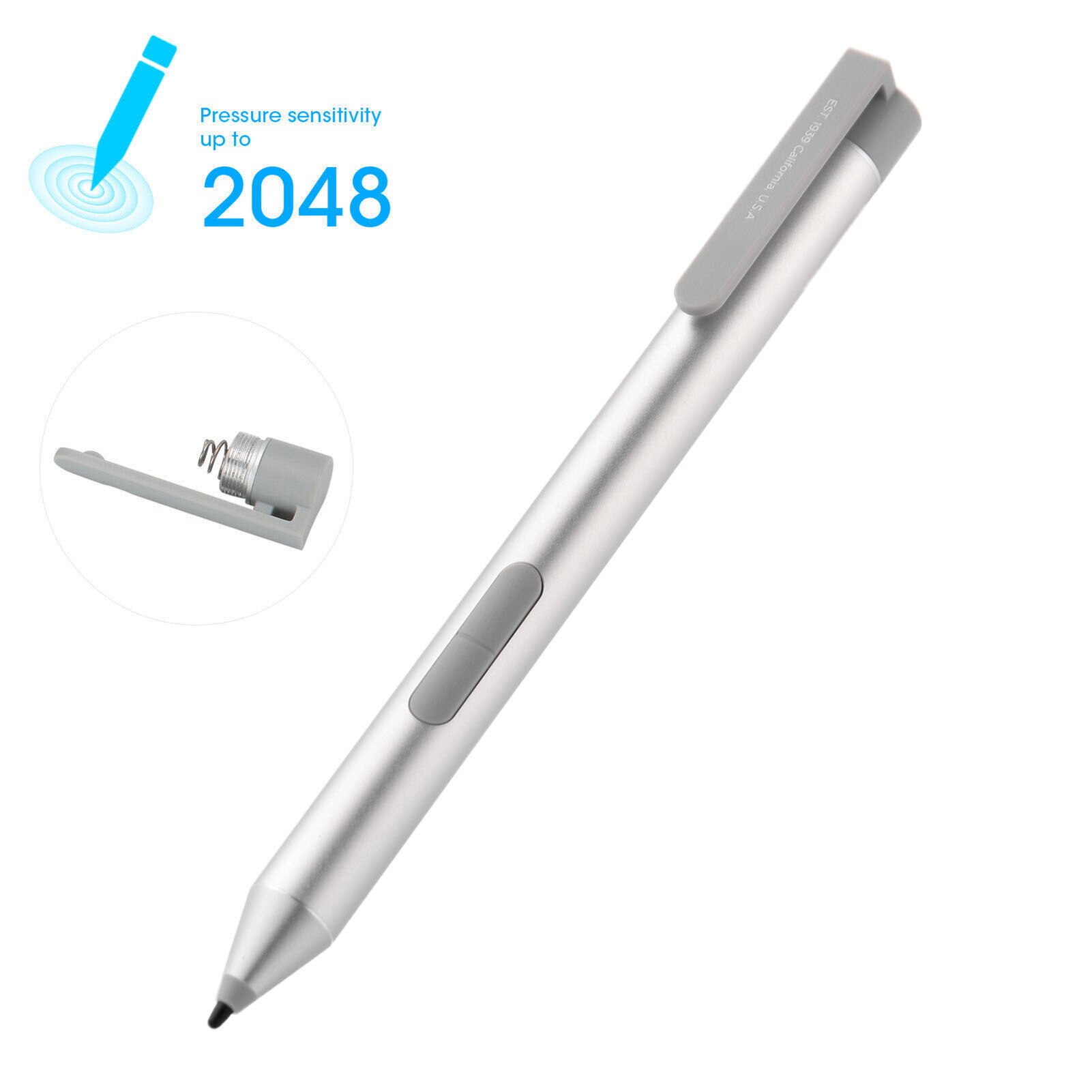 High Precision Stylus Capacity Pen 2048 Pressure Sensitivity For HP Elite X2 1012 G1 G2 240 G6 1020 EliteBook 1040 G4/x360 102