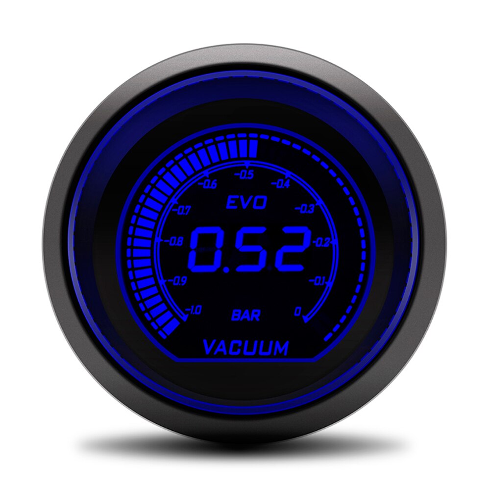 52mm Auto Car Digital LED Turbo Boost Gauge Vacuum Press Meter Display
