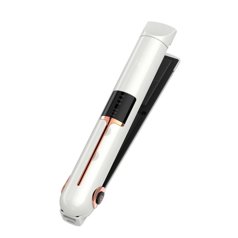 Mini lisseur à cheveux sans fil Usb avec système de verrouillage batterie externe, fer à lisser Portable, de voyage: Default Title