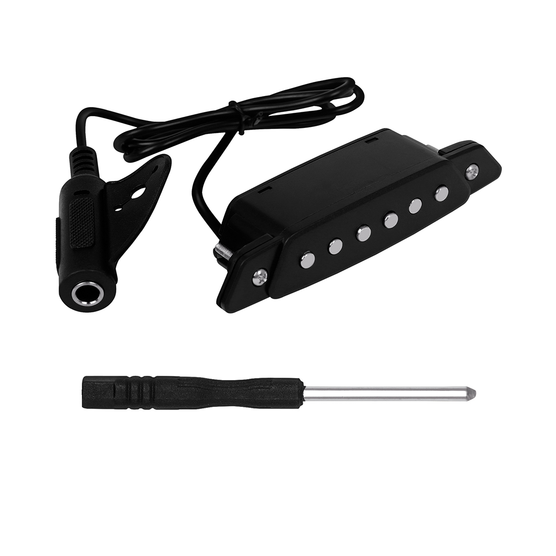 Transducteur de micro de guitare acoustique classique, amplificateur, micro de guitare, trou de son, pièces et accessoires de guitare: Default Title