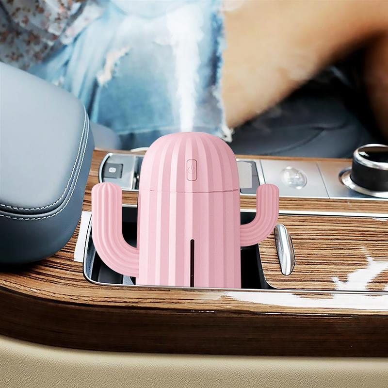 Humidificador de aire para coche, minidifusor de de Cactus con batería integrada, USB, 340ml, LED, para Mercedes Benz W202