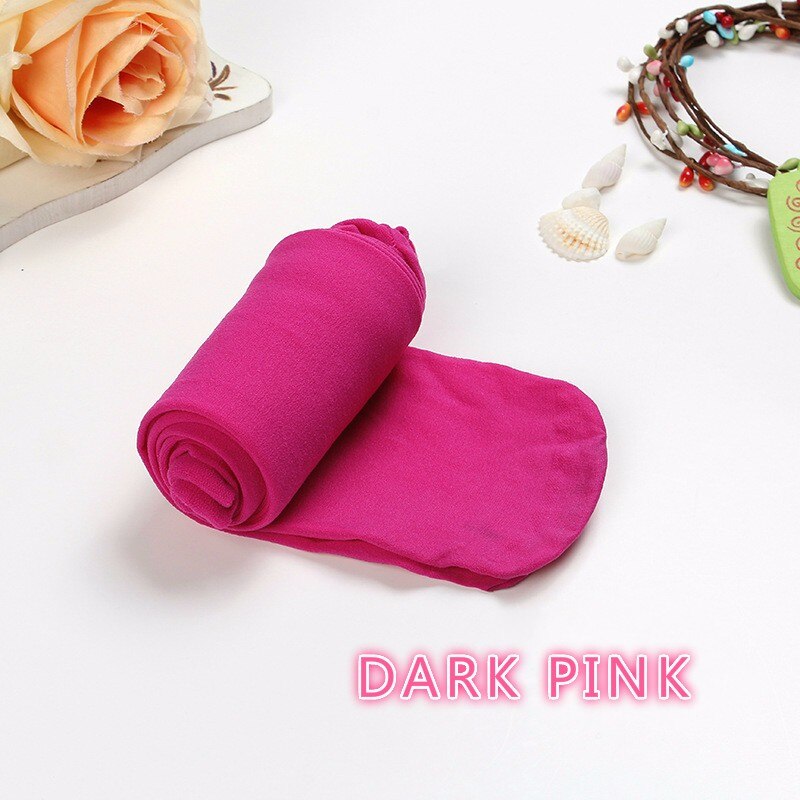 Dansleggings kousenbroek 1-6 jaar babymeisjes leggings kindermeisjesbroek meisje kinderen zachte panty ondoorzichtig: Leggings donkerroze