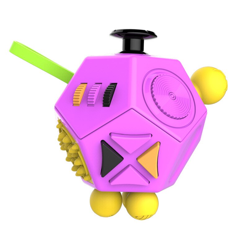 12-Side Fidget Speelgoed Verlicht Stress En Angst Anti Depressie Voor Kinderen En Volwassenen Met Autisme: c3