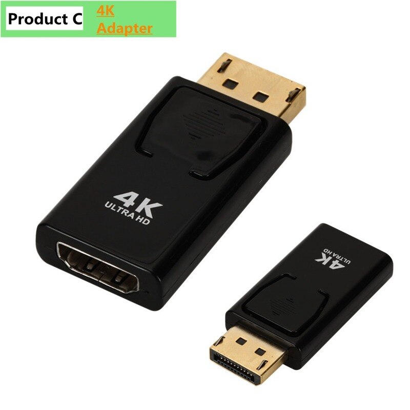 4K Displayport Naar Hdmi-Compatibel Adapter Converter Display Port Male Dp Naar Vrouwelijke Hdtv Kabel Adapter Video Audio voor Pc Tv 1.8M