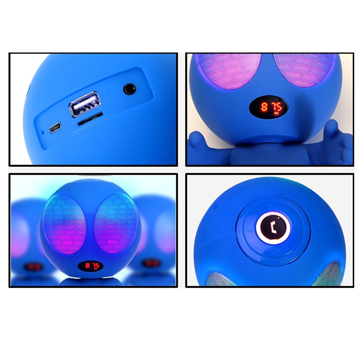 Zwangere Nomad Hi-Fi Mobiele Standalone Op Batterij Extra-Terrestrial Ltc Wiki Bluetooth Blauw + Effect Ufo Led