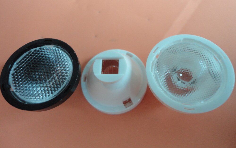 CREE-XML lente XML2 con soportes 23,3mm superficie del grano 15 20 25 30 45 60 grados T6 U2 lente, lente SMD 5050, lente LED XHP50