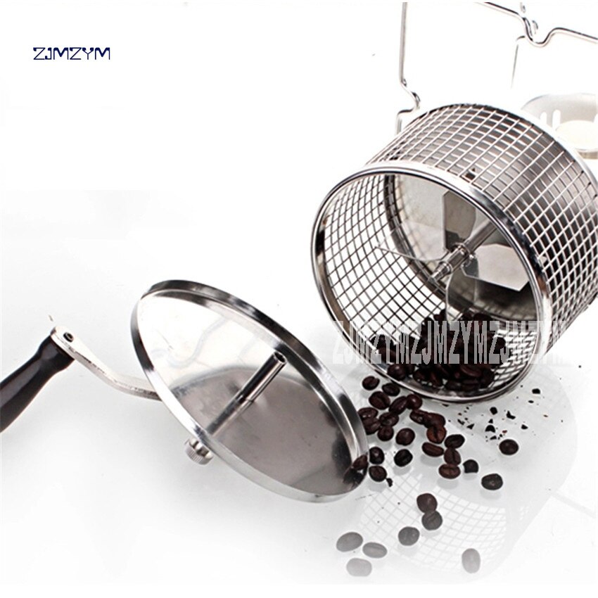 Neue Handgemachte Bohnen Maschine Kaffee Bohne Backen Maschine DIY Kleine 18-8 Lebensmittel Klasse Edelstahl Rolle Backen maschine