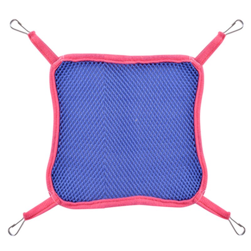 1Pc Ademend Hamster Opknoping Bed Chinchilla Hangmat Kooi Mesh Bed Vogel Cavia Konijn Bed Mat Kleine Dieren Kooien