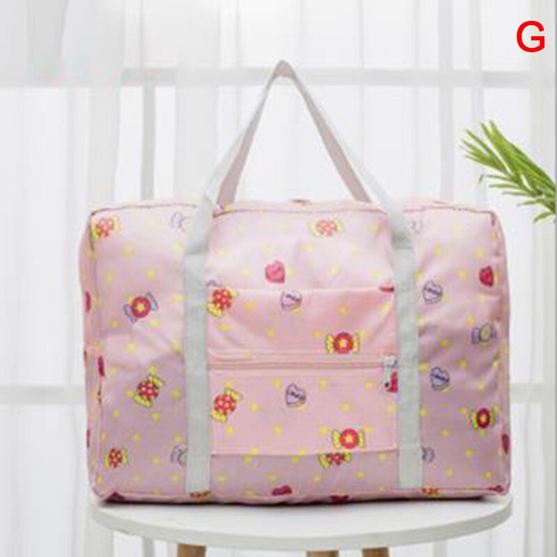 Folding Travel Bag Large Capacity Waterproof Bags Tote Large Handbags Travel Bag: G