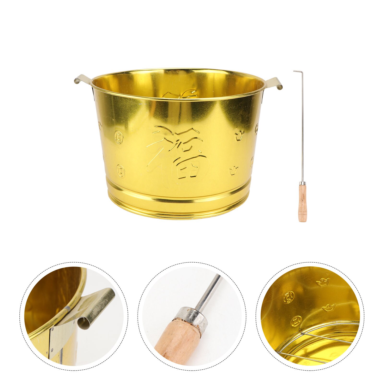 1 Set Joss Paper Worship Furnace Sacrifice Supply for Temple Yard Worship