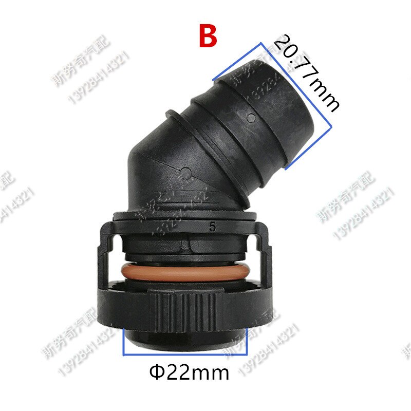 22mm id18 id20 pakoputken liitin muoviset pakoputken liittimet 2 kpl paljon: B