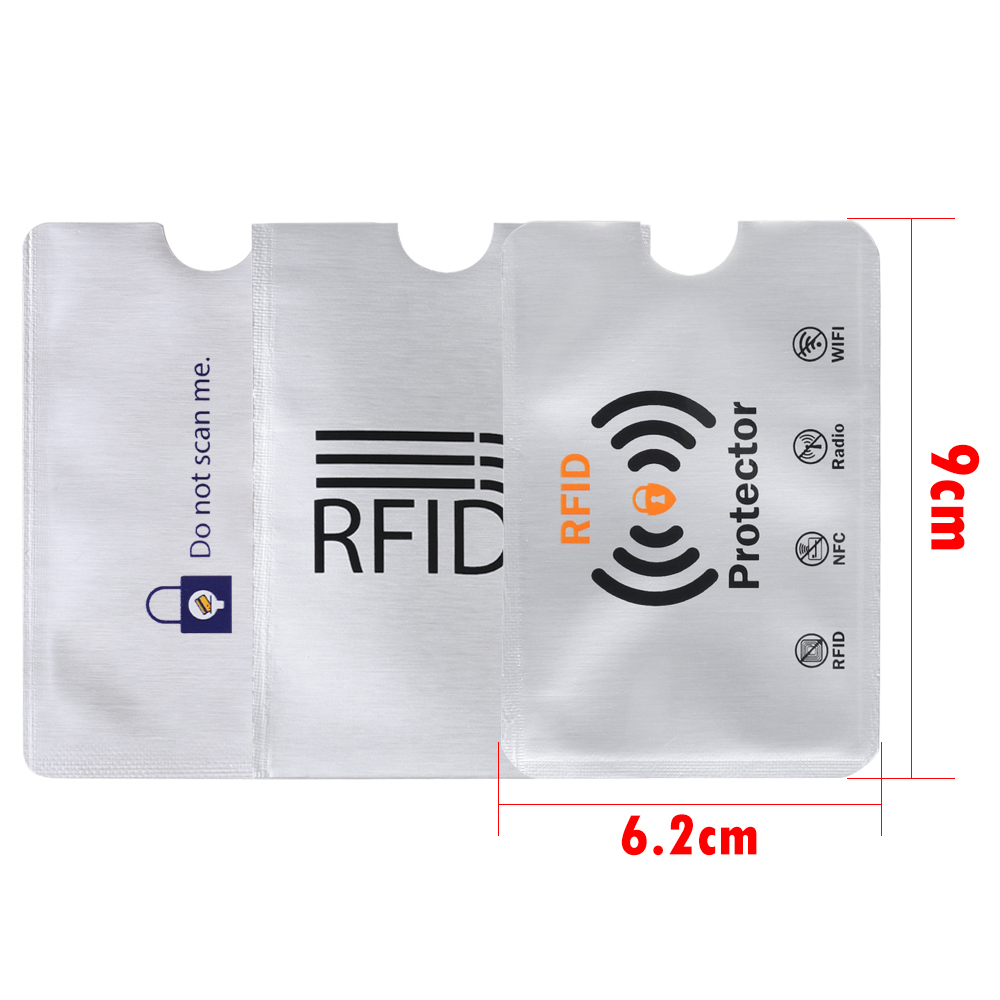 10 Stuks Anti Diefstal Voor Rfid Credit Card Protector Blokkeren Kaarthouder Sleeve Skin Case Covers Bescherming Bankkaart Geval