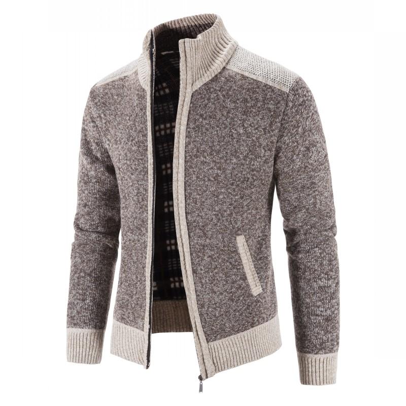 Men Sweaters Warm Knitted Sweater Jackets Cardigan Coats Casual Knitwear