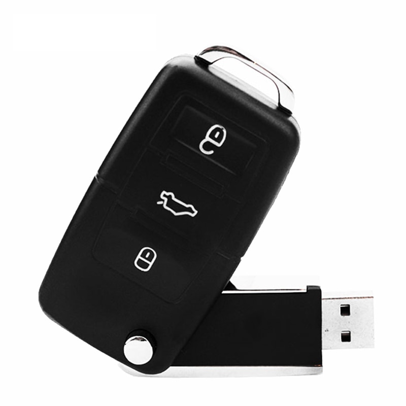 Eshanmu VW Car Key Pendrive 128 GB USB Flash Drive 128GB 64GB 32GB 16GB 8GB Pen Drive Personalizado Cle USB 2.0 Memory Stick