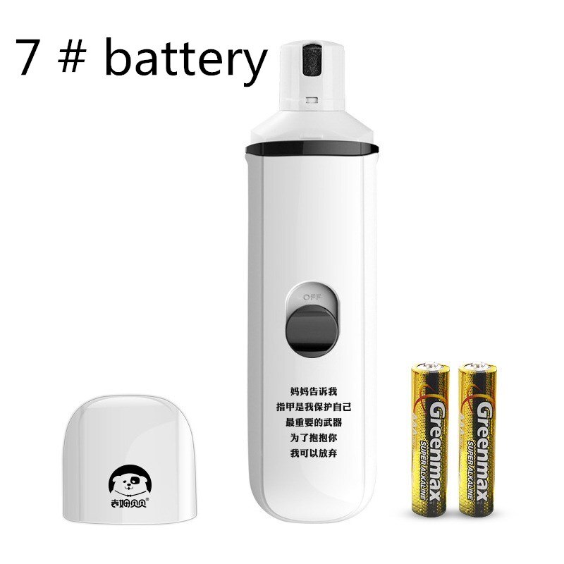 Painless Pet Paw Nail Tool Cut The Nail Dog Nail Grinders Dog Nail Clippers USB Rechargeable Electric Pet Nail Clipper