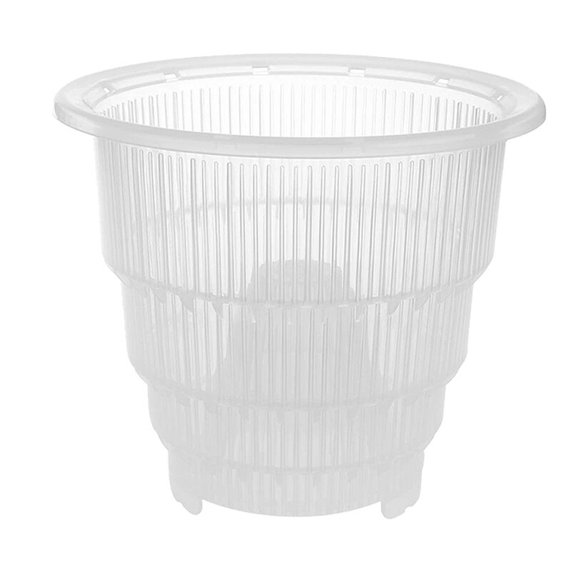 Clear Plastic Orchid Pots With Holes Hollow Breathable for Gardening Garden Home Vase Tabletop Plants Decoration Orchid Pots: l