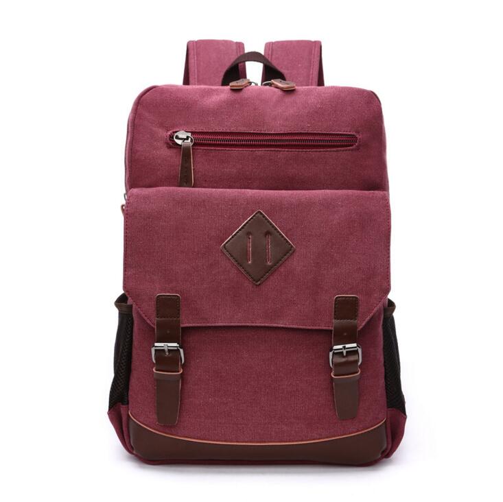 X-online 032317 estudiante estilo pijo mochila escolar hombre lona viaje mochila