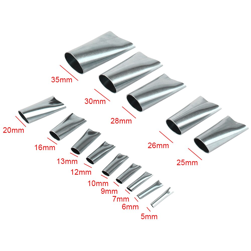 Stainless Steel Glue Remover Scraper Applicator Caulk Nozzle Finishing Tool Caulking Finisher Glue 14PCS