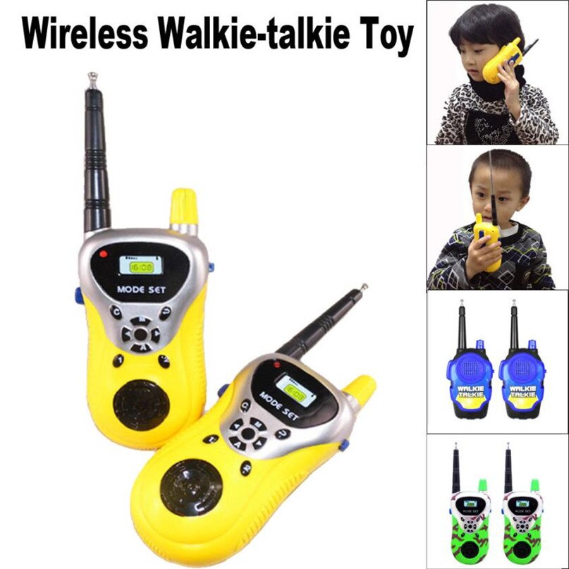 Elektronische Speelgoed 2 Stuks Draadloze Walkie Talkie Kids Grappig Speelgoed Draagbare Twee-weg Radio Baby & s