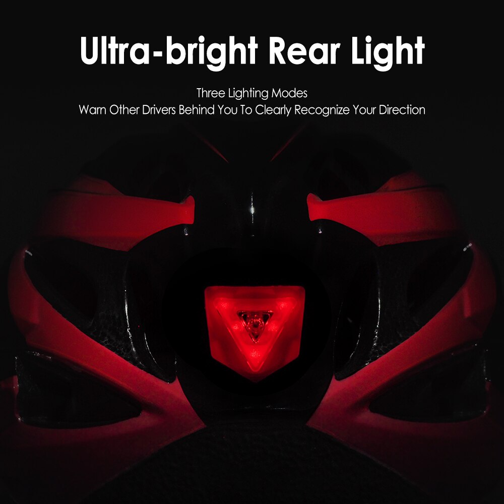VICTGOAL Adults Goggle Bike Helmet LED Rear Light Men Women Cycling Helmet Road Bicycle Helmets MTB E-Bike Scotter Headgear M/L
