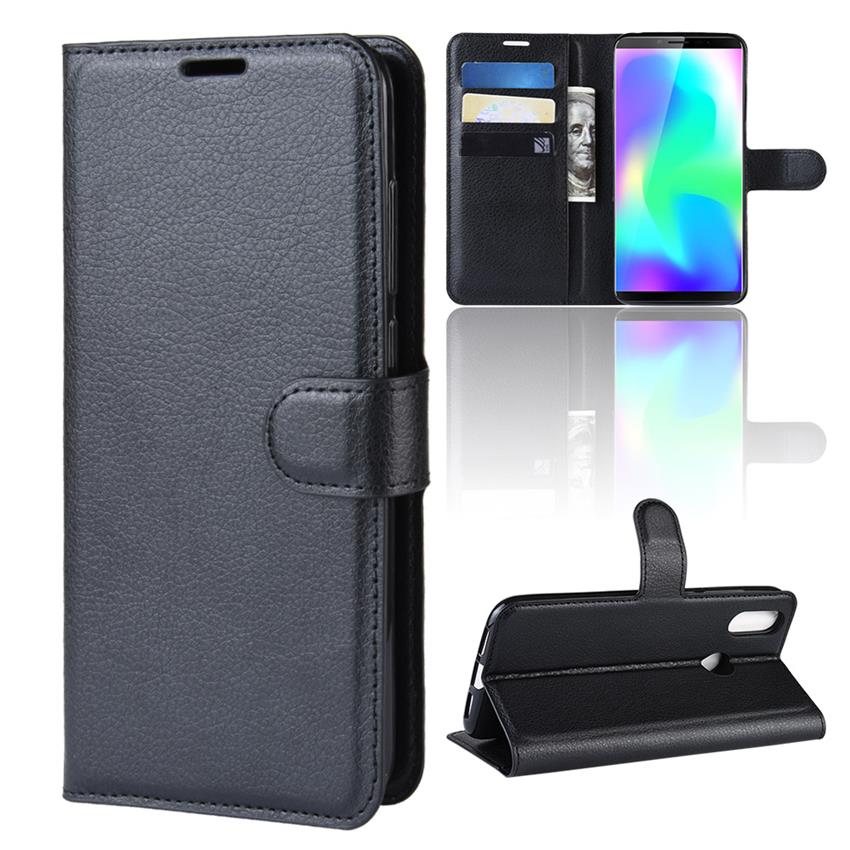 Funda de teléfono para Cubot X19 funda trasera de cuero PU funda de silicona para Cubot X19 cartera bolsa Coque Protector de pantalla para Cubot X19