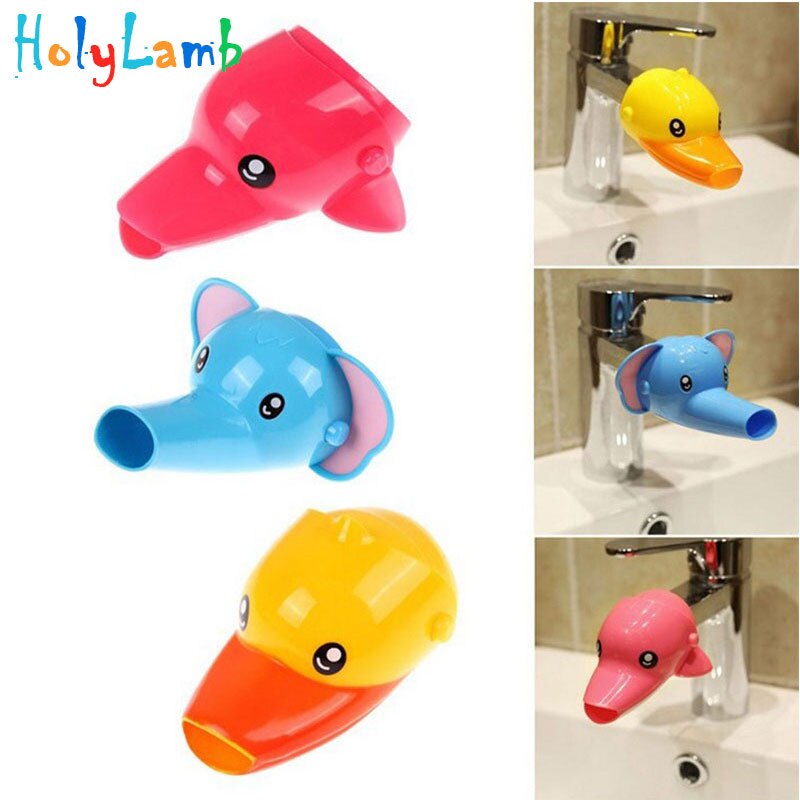 Cartoon Animal Faucet Extension Children&#39;s Guide Sink Hand Handwashing Tools Extension Of The Water Trough Bathroom