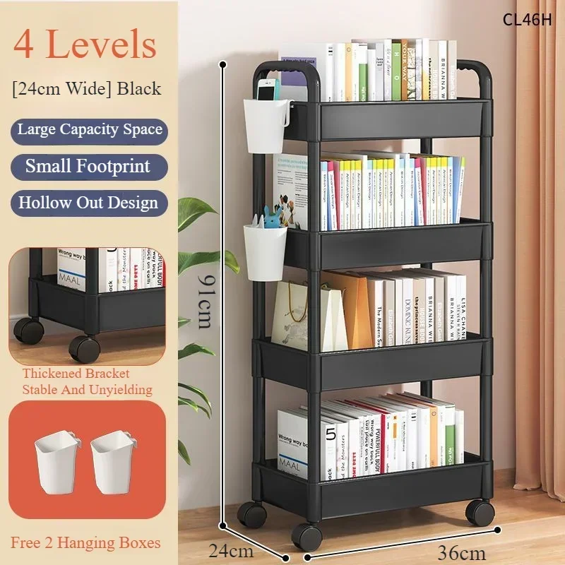 Chariot de rangement Mobile avec roue, supports de rangement pour chambre à coucher, supports de collations à plusieurs étages, ajouré, chariots de jouets pour collations domestiques: vert militaire