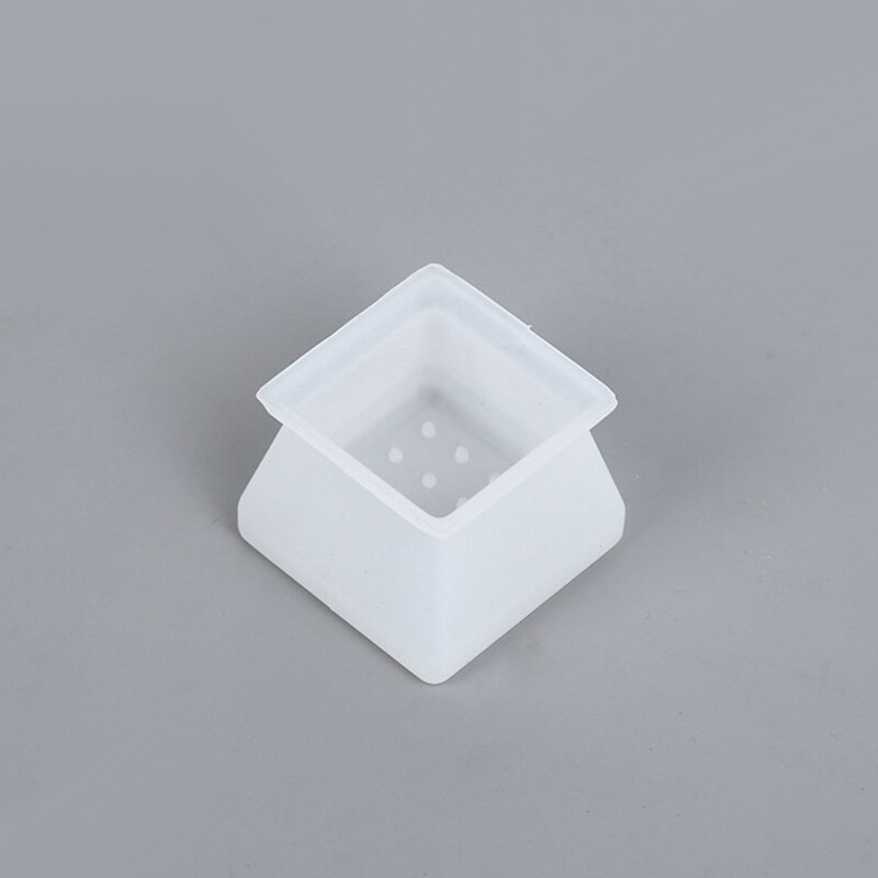4 stuks siliconen stoel tafel voetbeschermer meubelpoten vierkante antislip pootdoppen onderste hoek vloer veilige pad