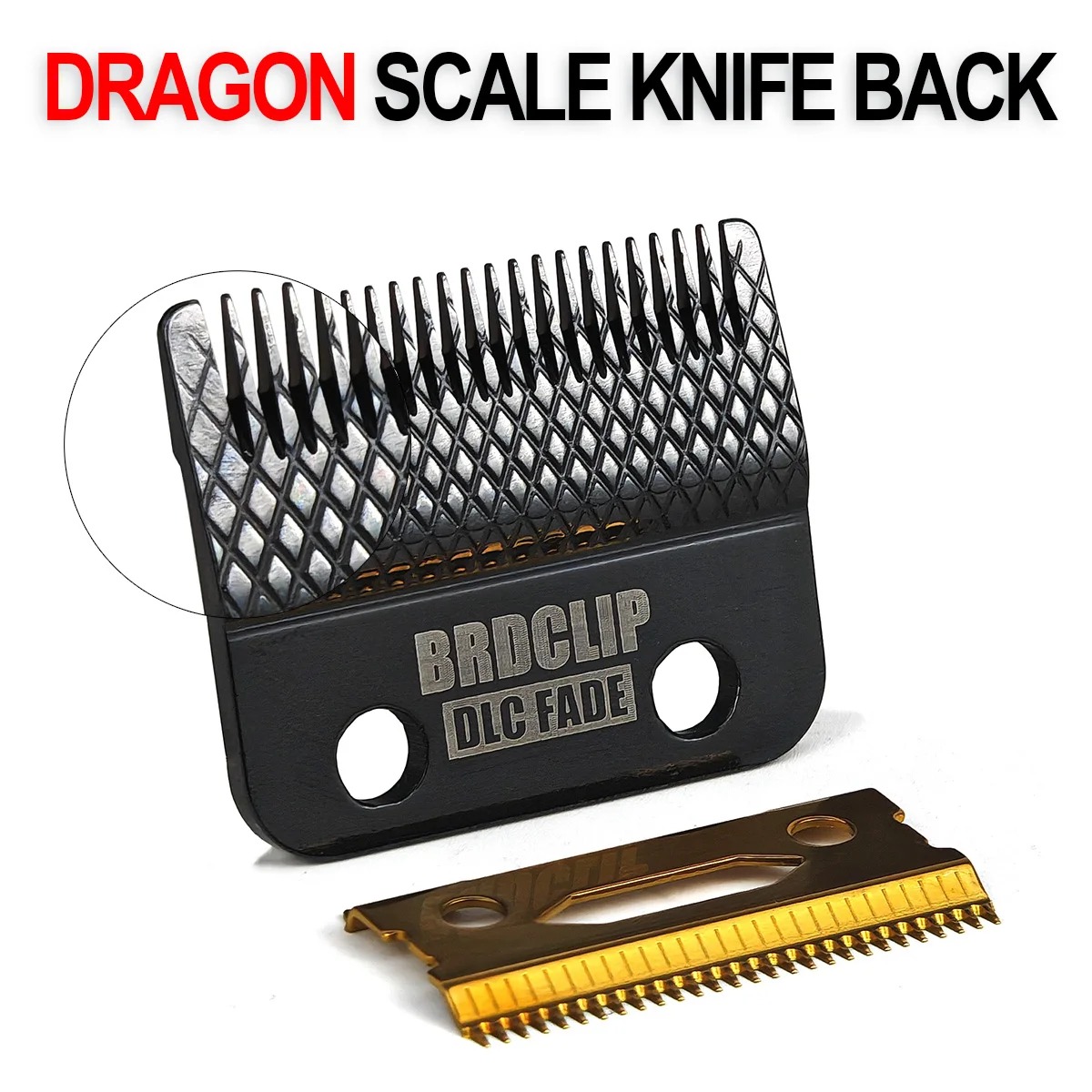 BRDCLIP 808E Electric Hair Clipper Replacement Blade DLC Blade for BRD-106 M10 M5 Kulilang R77F VGR V003 WMARK X1