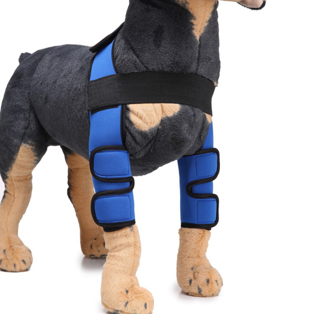 1 sæt hundealbuebeskytter ærme albuepude hund hundeben haseledsbeskyttelse sår med bandageindpakning heler forstuvninger hjælper: C / S
