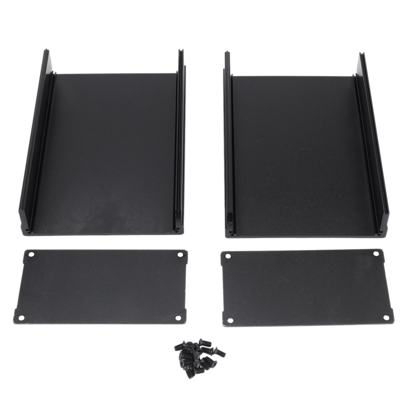 Junction Box Aluminum Decoder Circuit Board Enclosure PCB Instrument Project Case DIY Electronic Housing 55X106X150mm: Default Title