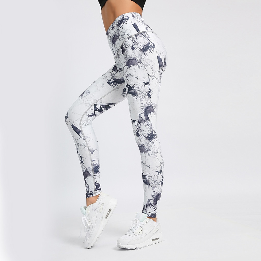 Vrouwen Yoga Broek Print Strakke Sport Yoga Broek Hip Hoge Taille Workout Leggings Fitness Sport Pantalones De Yoga Para Mujer #40