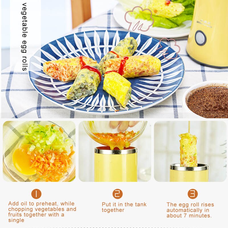 Cuiseur à vapeur électrique à levée automatique pour œufs, outil de cuisson, coquetier, Omelette, saucisse, Machine à petit déjeuner
