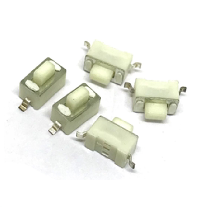 20 Stks/partij 3*6*4.3Mm Microschakelaar Witte Knop Tactiele Tact Drukknop Reset Knop 2pin Smd 3X6X4.3Mm