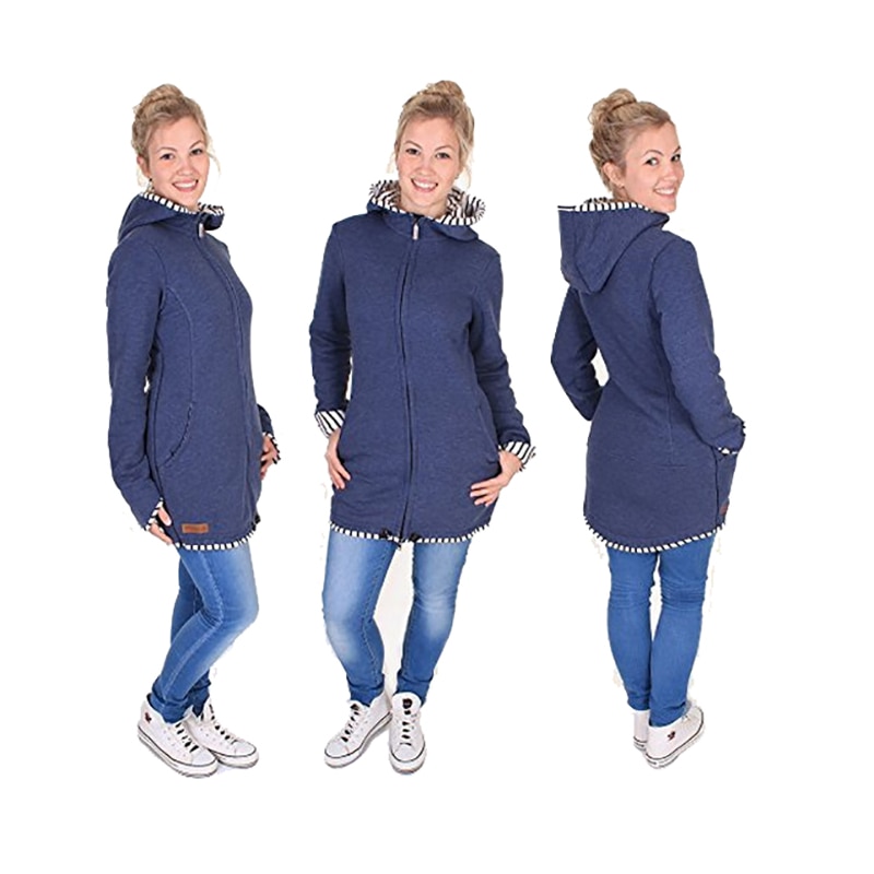 Veste porte-bébé kangourou hiver | Sweat à capuche, hauts de maternité,, pour femmes enceintes, porter des vêtements de grossesse