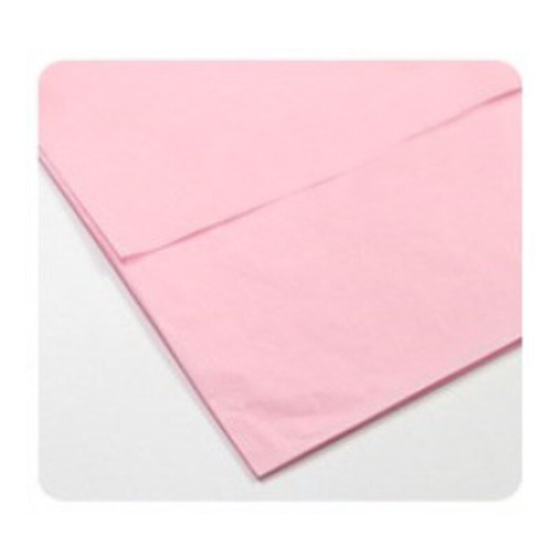 10 pièces papier de soie 50*66 Cm fait à la main artisanat papier fleurs emballage bricolage mariage fête de fête décoration de maison fournitures: light pink