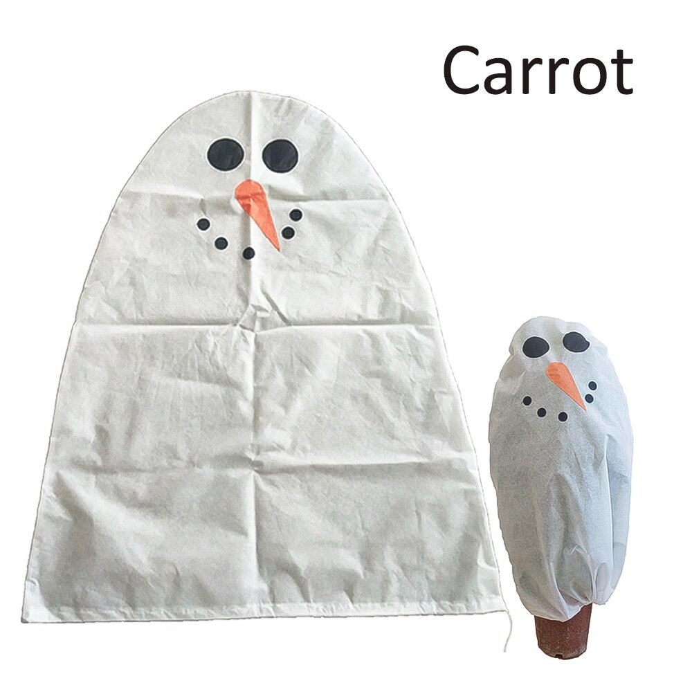 Noël hiver arbre couverture couverture plante couvre dessin animé noël gel Protection plante serre couverture jardin extérieur: Carrot