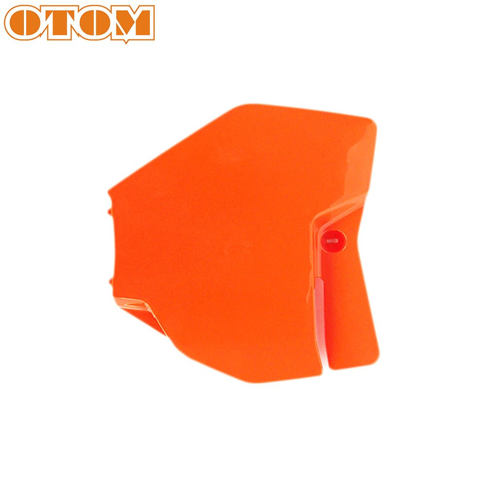 Otom frontnummerplate plastdeksel hvit oransje til ktm sx sxf  xc 125 250 350 450 skitt gruve sykkel motocross enduro nummerskilt